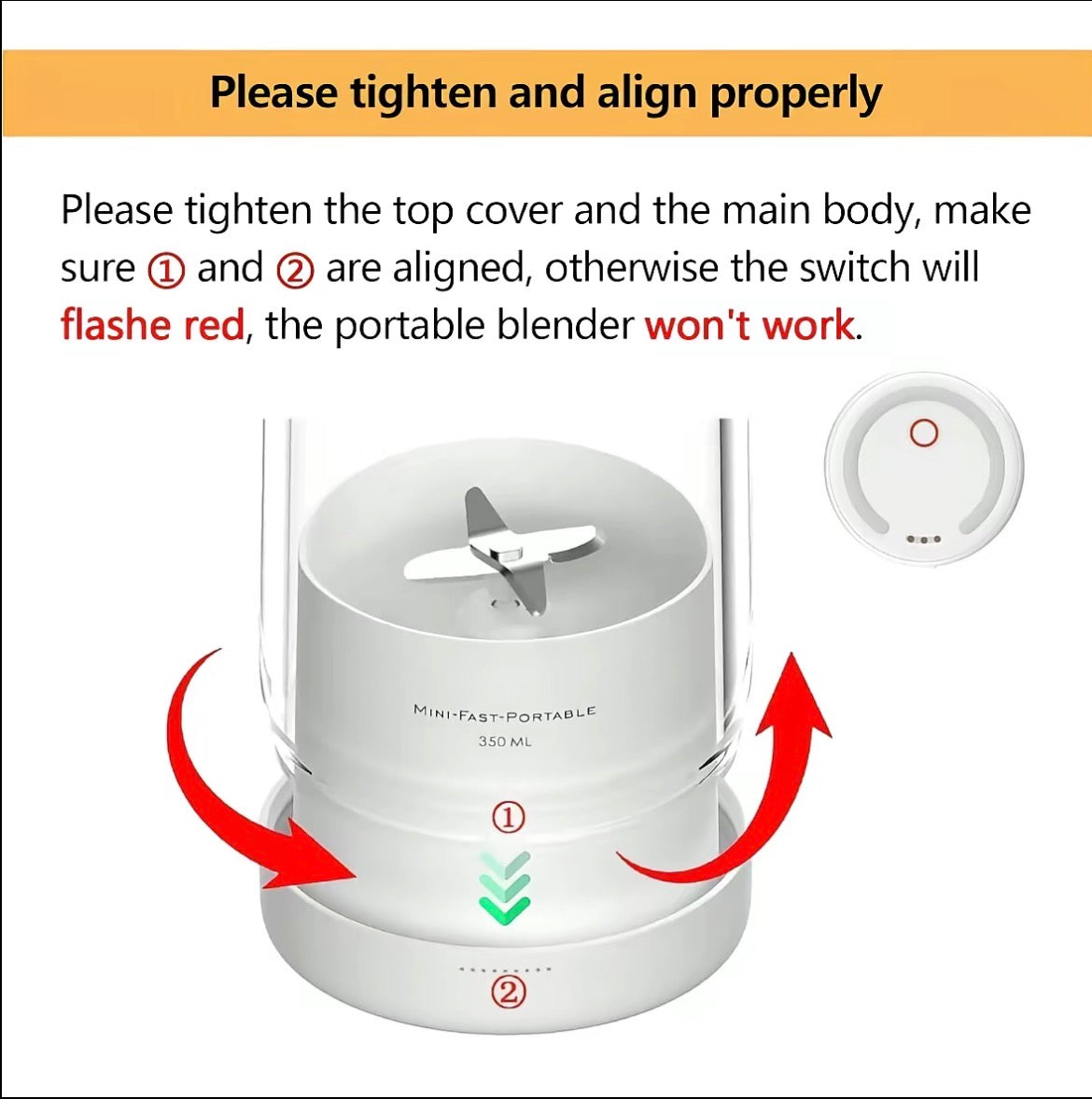 Portable Electric Juicer Blender