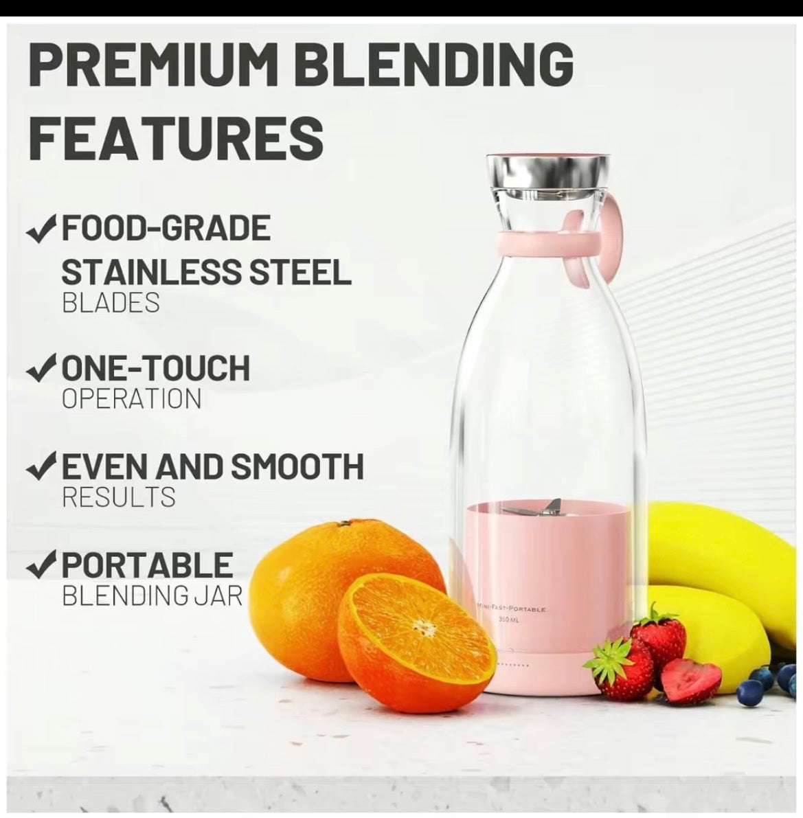 Portable Electric Juicer Blender