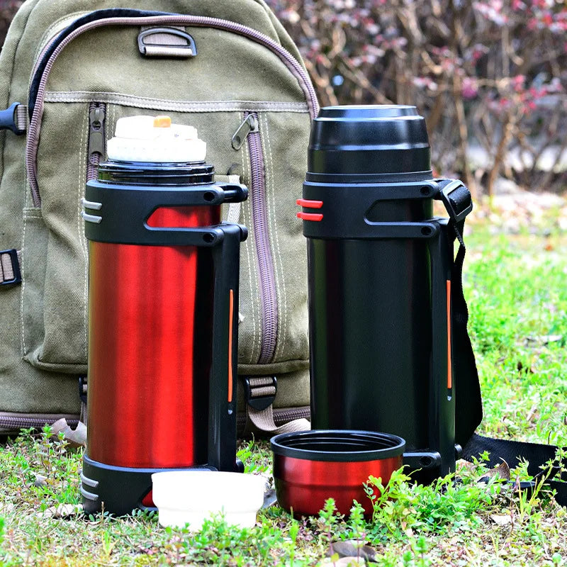 Thermos Bottle Stainless Steel Insulated Thermos Bottle 1L/2L/3L Travel Coffee Mugs Thermal Vaccum Water Bottle Thermal Mug