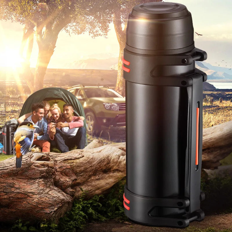 Thermos Bottle Stainless Steel Insulated Thermos Bottle 1L/2L/3L Travel Coffee Mugs Thermal Vaccum Water Bottle Thermal Mug