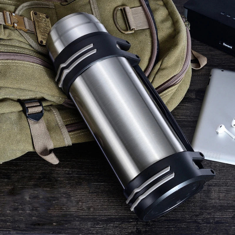 Thermos Bottle Stainless Steel Insulated Thermos Bottle 1L/2L/3L Travel Coffee Mugs Thermal Vaccum Water Bottle Thermal Mug