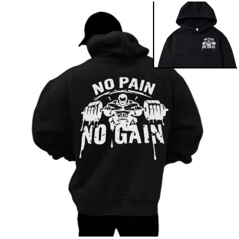 Unisex Pullover Hooded Sweatshirt - Casual Streetwear for Autumn Winter Fall Season Perfect for Gym Workout and Everyday Wear