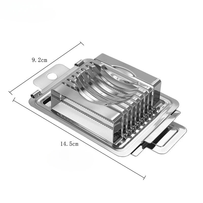 Stainless Steel Eggs Cutter Boilded Eggs Slicer Sectioner Cutter Mold Flower-Shape Luncheon Meat Cutter Home Kitchen Accessories