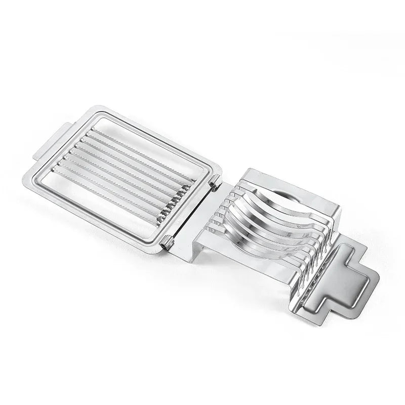 Stainless Steel Eggs Cutter Boilded Eggs Slicer Sectioner Cutter Mold Flower-Shape Luncheon Meat Cutter Home Kitchen Accessories