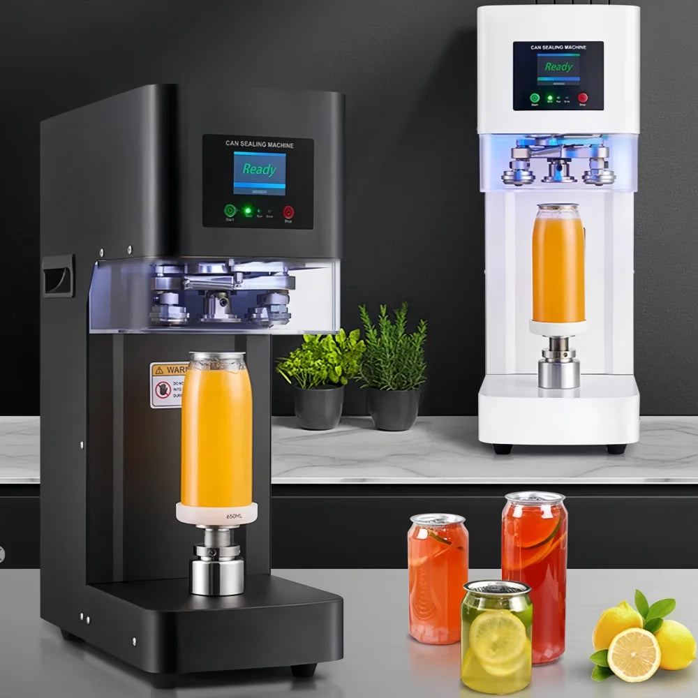 Intelligent Tin Can Sealing Machine Automatic Rotary 55mm PET Bottle Can Seamer Beer Can Sealer For Food Beverage