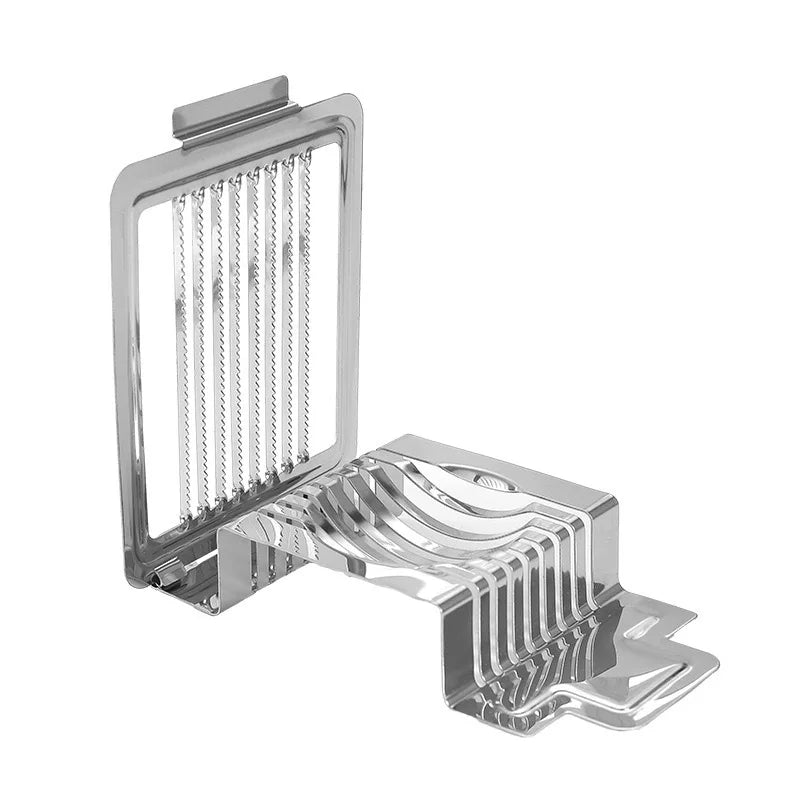 Stainless Steel Eggs Cutter Boilded Eggs Slicer Sectioner Cutter Mold Flower-Shape Luncheon Meat Cutter Home Kitchen Accessories