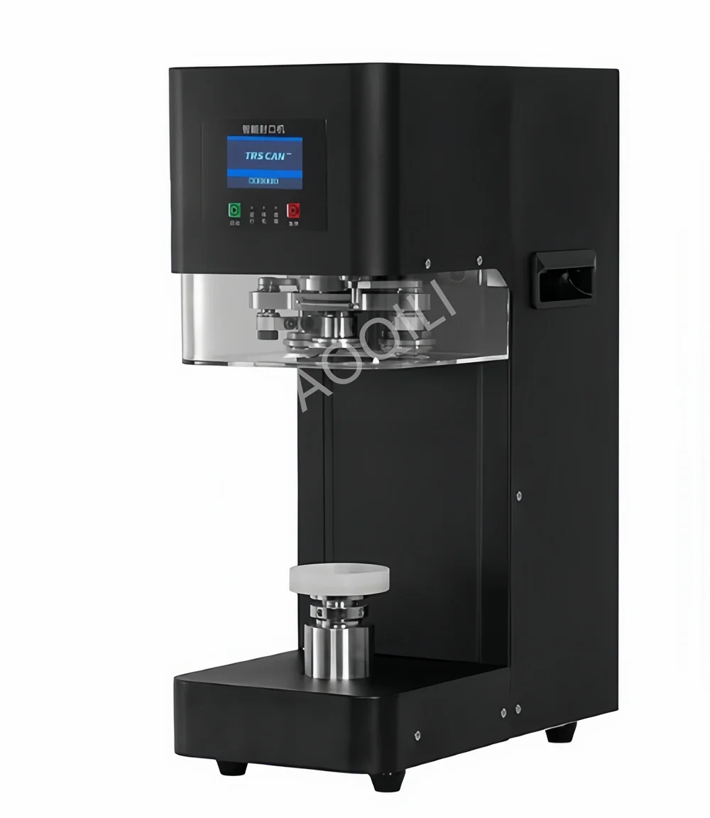 Intelligent Tin Can Sealing Machine Automatic Rotary 55mm PET Bottle Can Seamer Beer Can Sealer For Food Beverage