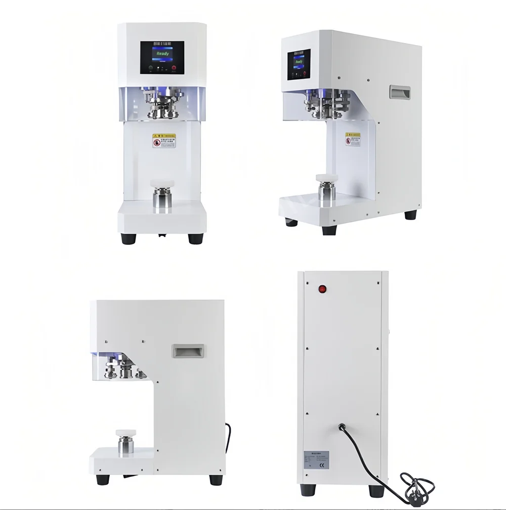 Intelligent Tin Can Sealing Machine Automatic Rotary 55mm PET Bottle Can Seamer Beer Can Sealer For Food Beverage