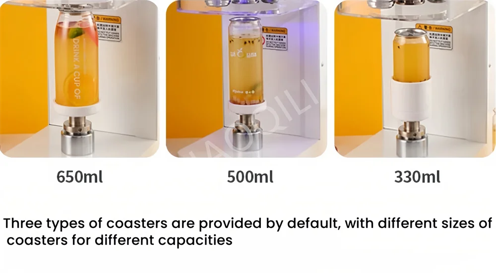 Intelligent Tin Can Sealing Machine Automatic Rotary 55mm PET Bottle Can Seamer Beer Can Sealer For Food Beverage