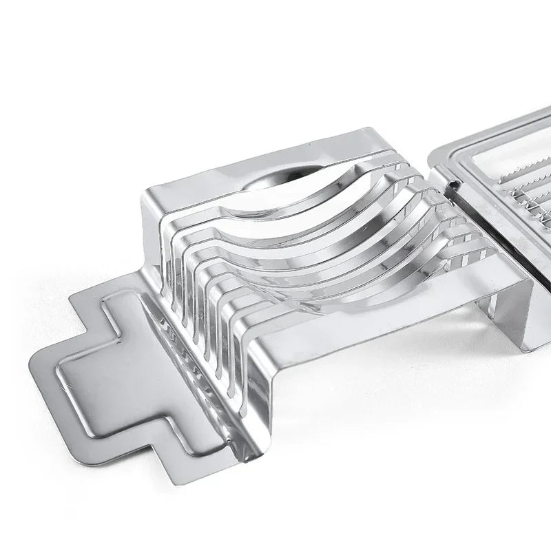 Stainless Steel Eggs Cutter Boilded Eggs Slicer Sectioner Cutter Mold Flower-Shape Luncheon Meat Cutter Home Kitchen Accessories
