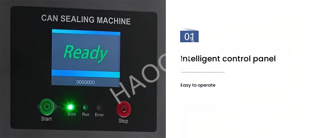 Intelligent Tin Can Sealing Machine Automatic Rotary 55mm PET Bottle Can Seamer Beer Can Sealer For Food Beverage