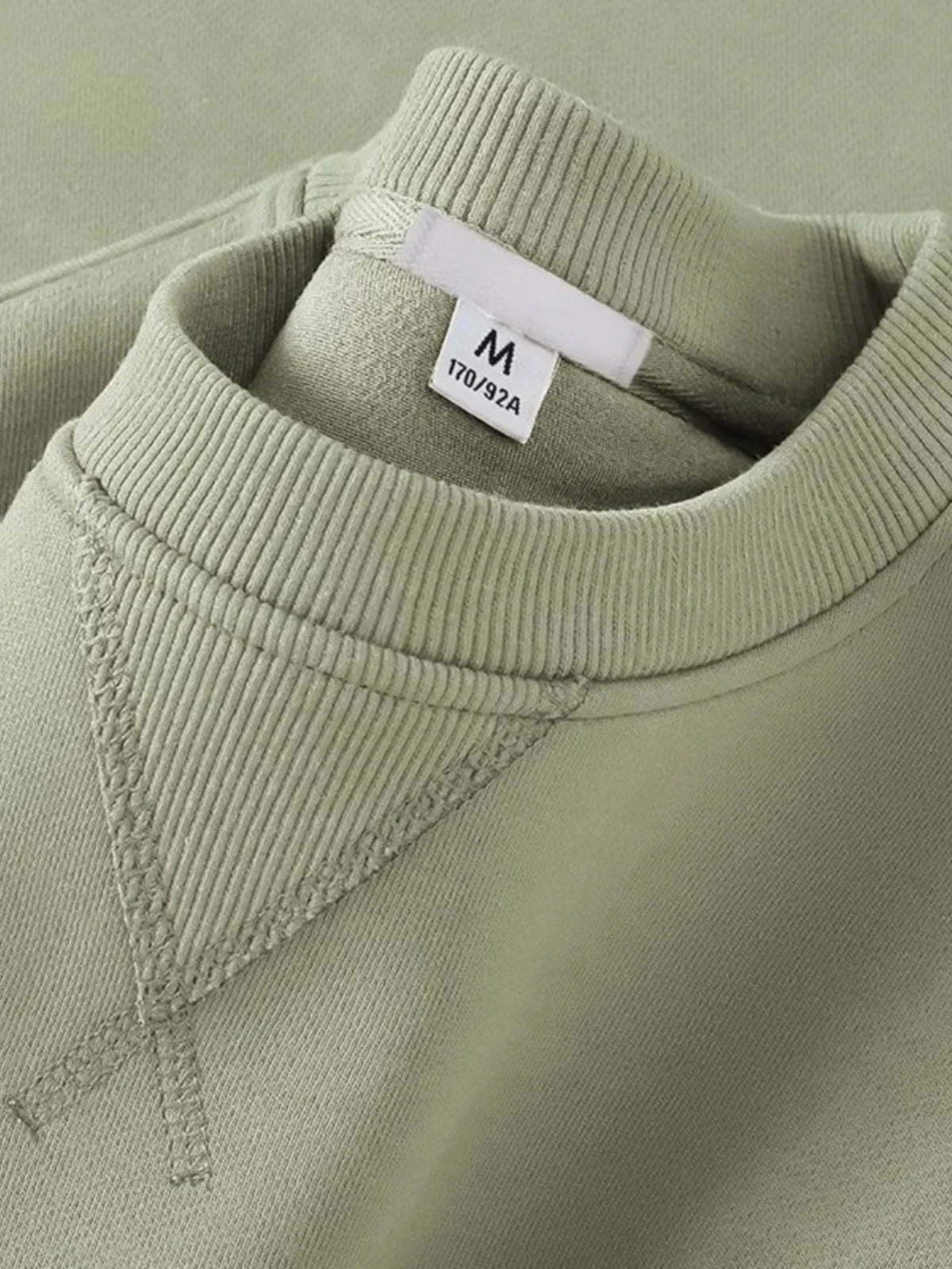 Unisex round Neck Sweatshirt Pure Color American Sle Spring Autumn Casual Jacket Loose Fit Cotton Polyester Easy Care