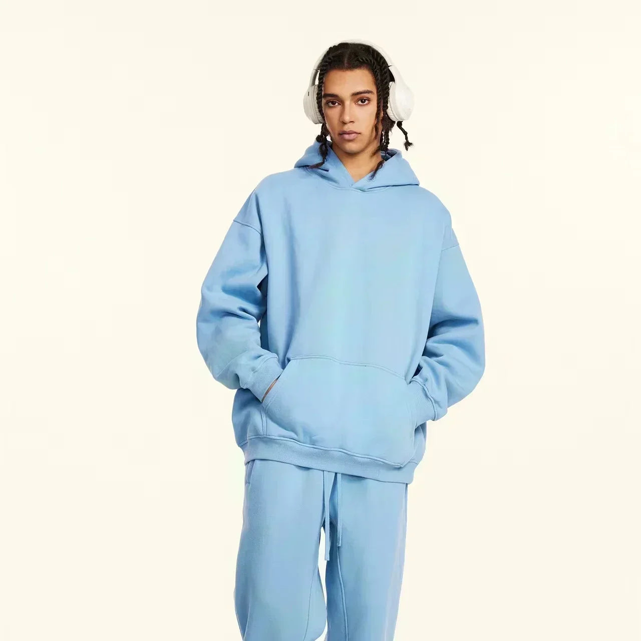 Unisex Pullover Hooded Sweatshirt - Casual Streetwear for Autumn Winter Fall Season Perfect for Gym Workout and Everyday Wear