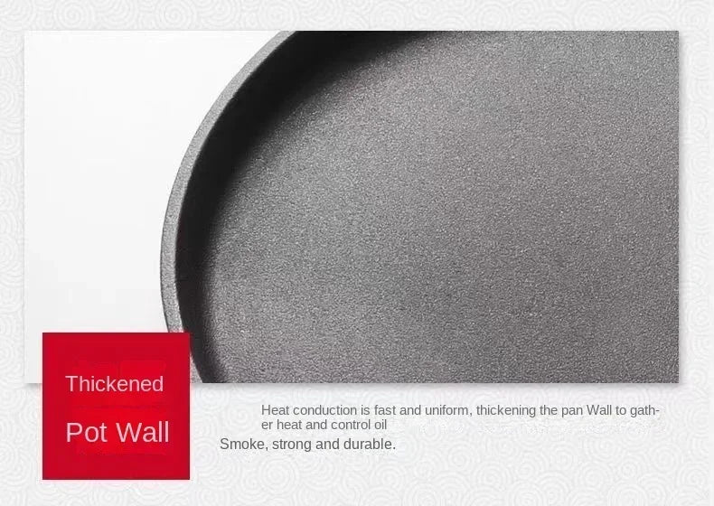20/23/26cm Cast Iron Flat Pan, Household Uncoated Pancake Pan, Hand-held Pancake, Non-stick Pancake, Kitchen Baking Tool