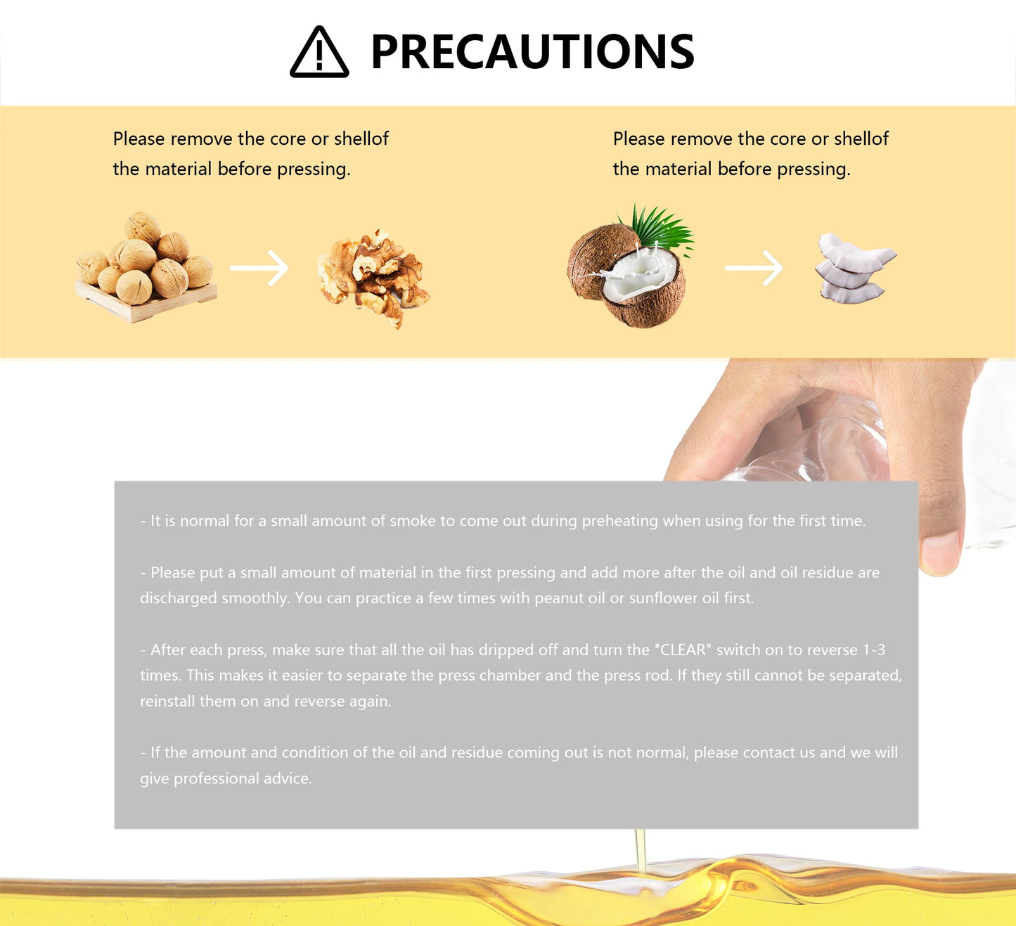 SUSWEETLIFE M9 new stainless steel oil press household commercial small full automatic hot and cold domestic oil press low noise