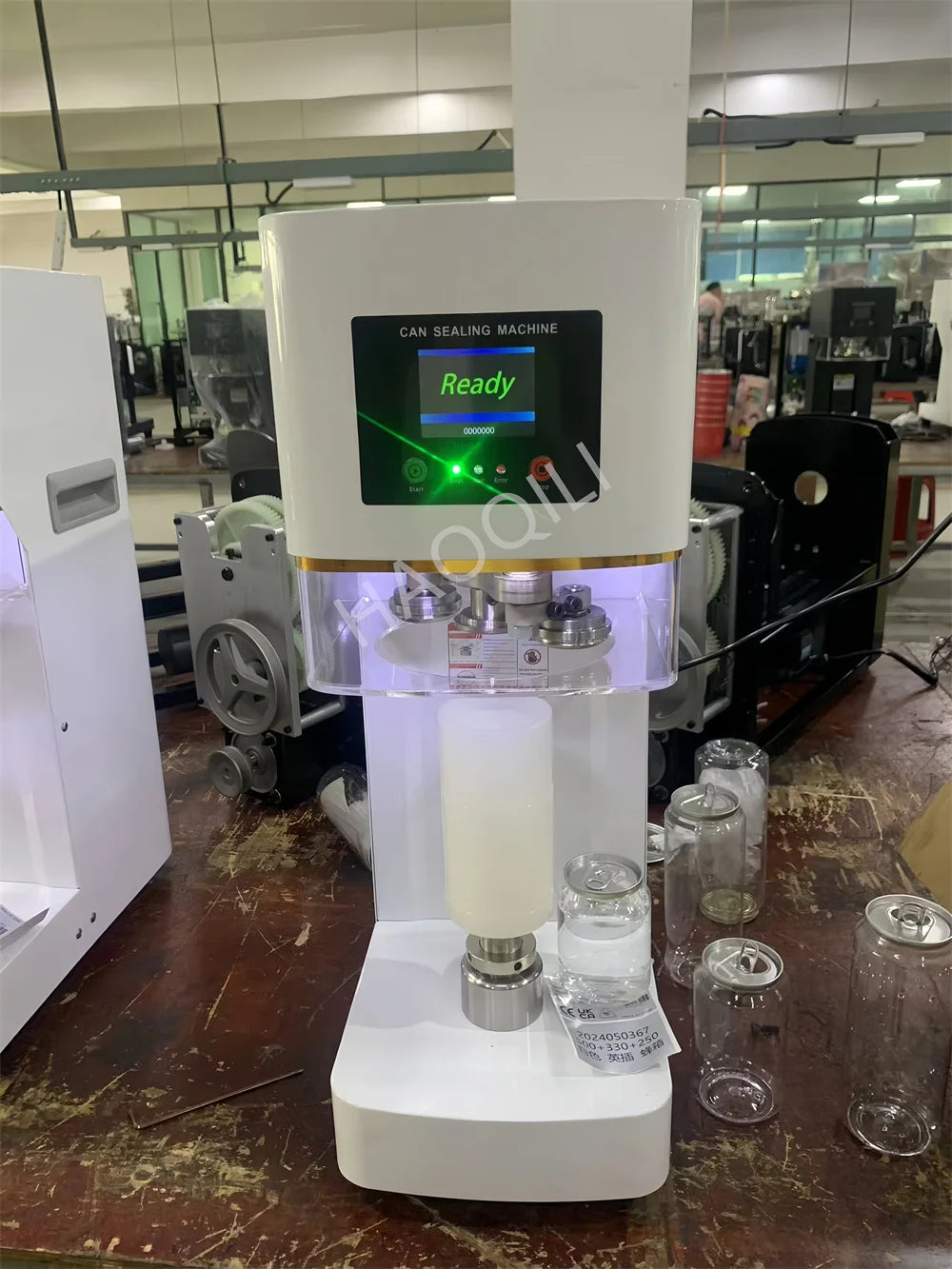 Intelligent Tin Can Sealing Machine Automatic Rotary 55mm PET Bottle Can Seamer Beer Can Sealer For Food Beverage
