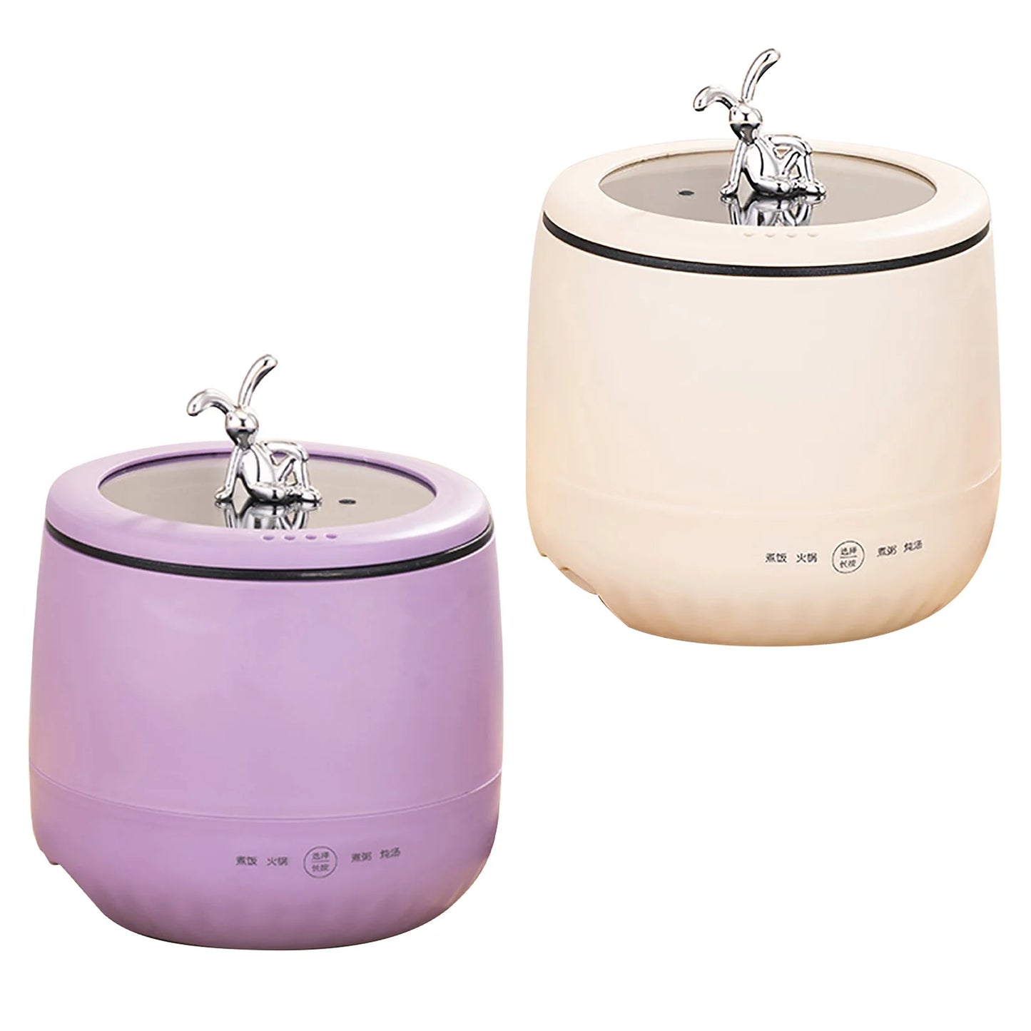 Mini Rice Cooker 1.8L Non Stick Smart Electric Rice Cooker for Grain Soup Porridge Stews