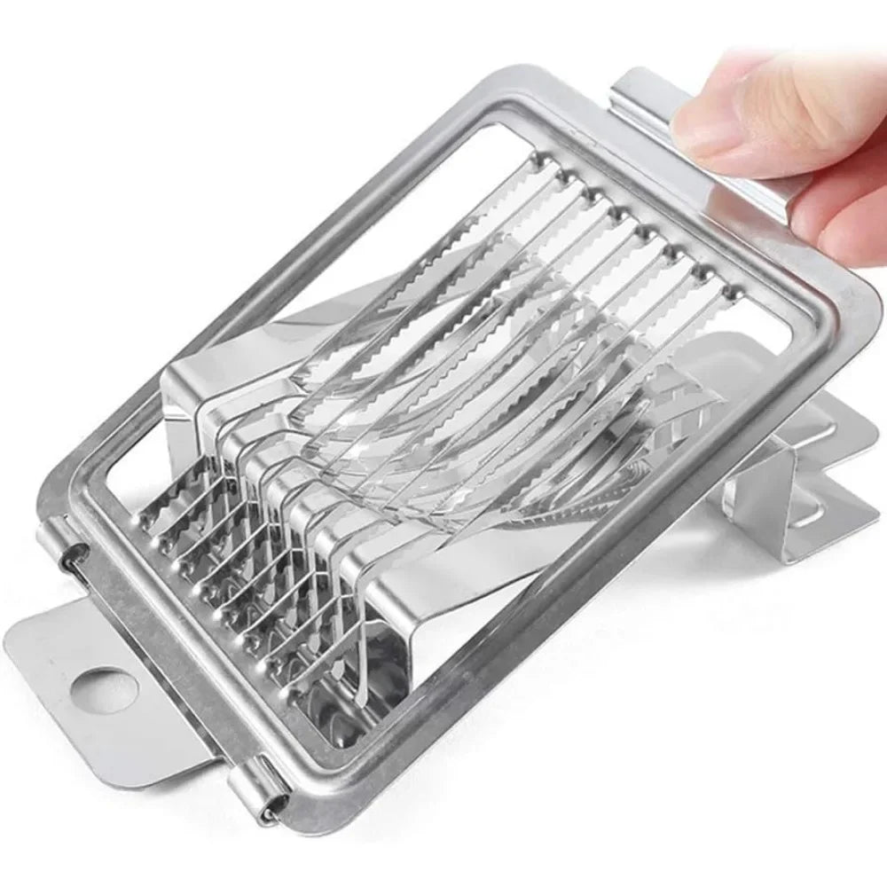 2025 Multipurpose Egg Cutter Egg Slicer Cutter Hard Boiled Eggs Mini Manual Egg Slicer Egg Ham Mushroom Strawberry Soft Fruit