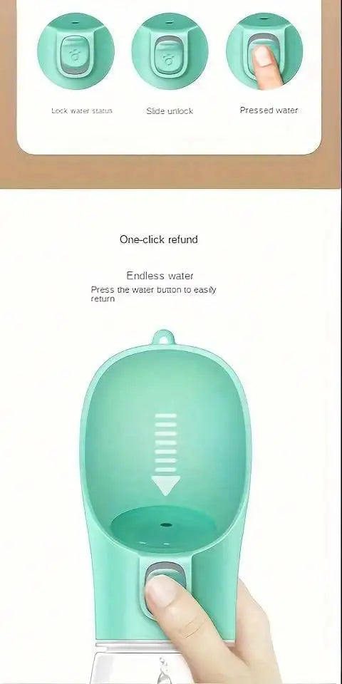 New Product: Portable Pet Water Bottle, Travel Water Bottle, Cat Water Dispenser, Dog Water Cup, Travel Supplies