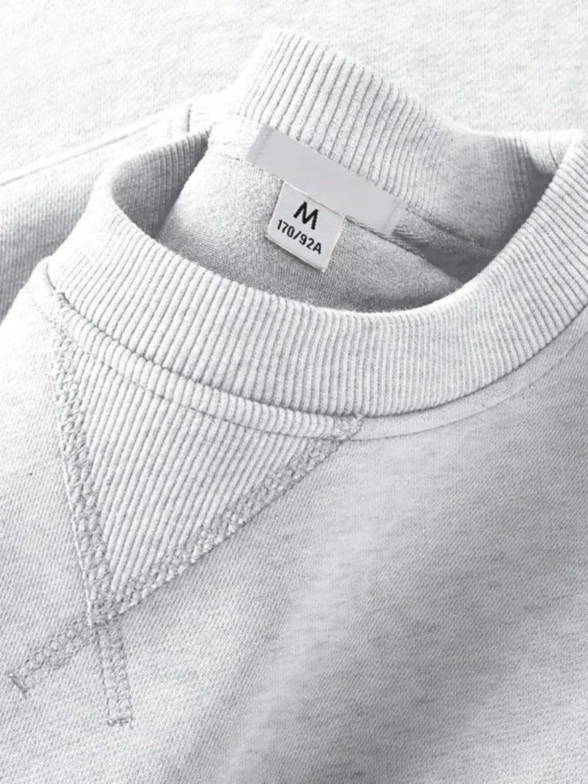 Unisex round Neck Sweatshirt Pure Color American Sle Spring Autumn Casual Jacket Loose Fit Cotton Polyester Easy Care