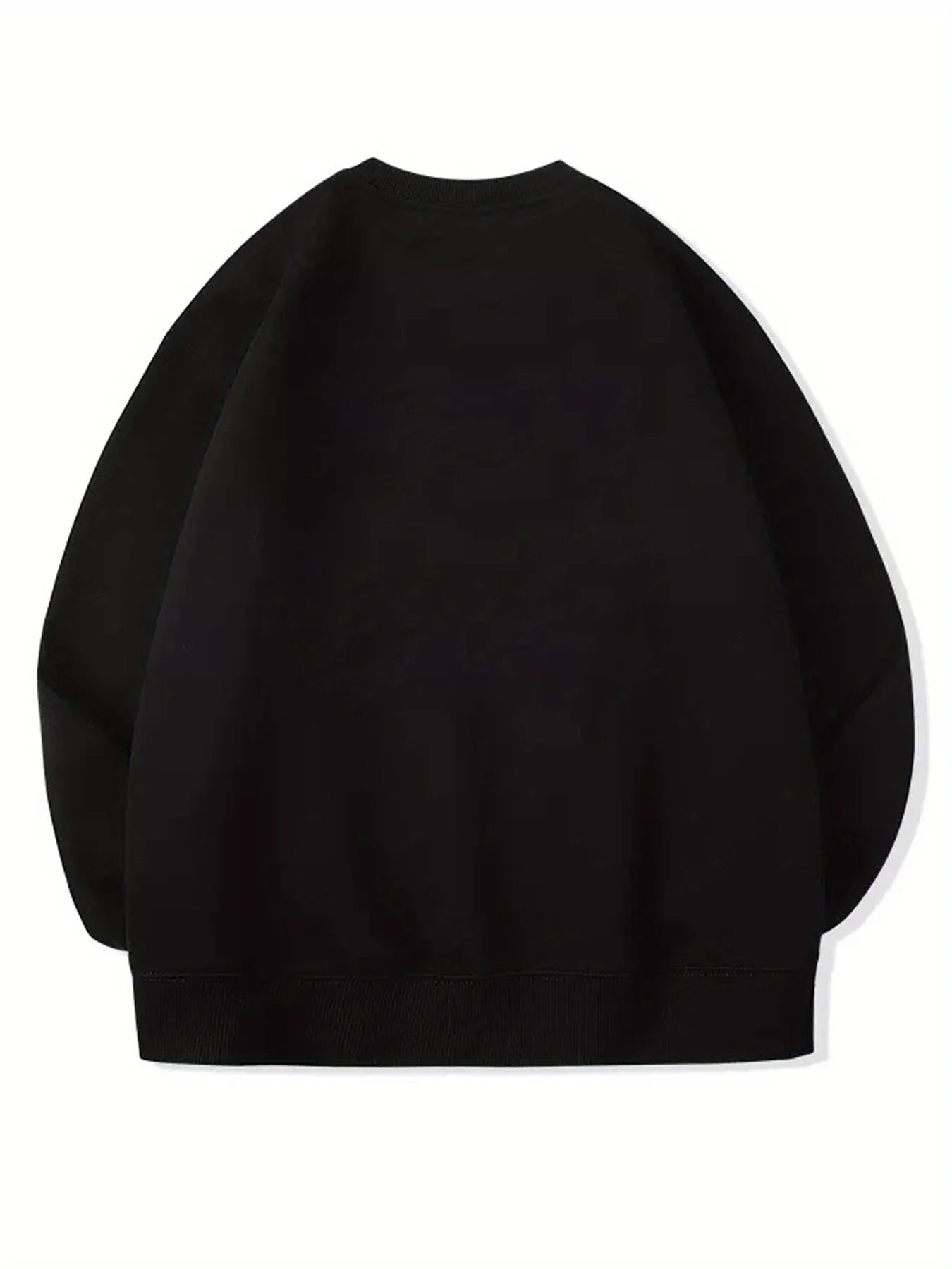 Men's autumn and winter fashionable casual loose angry chicken graphic printed long sleeved round neck sweatshirt