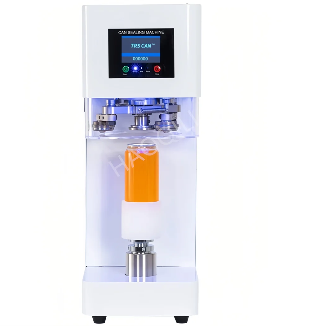 Intelligent Tin Can Sealing Machine Automatic Rotary 55mm PET Bottle Can Seamer Beer Can Sealer For Food Beverage