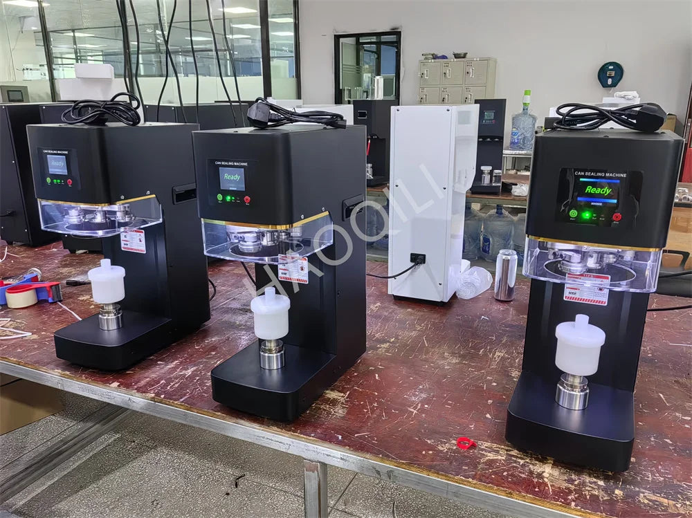 Intelligent Tin Can Sealing Machine Automatic Rotary 55mm PET Bottle Can Seamer Beer Can Sealer For Food Beverage