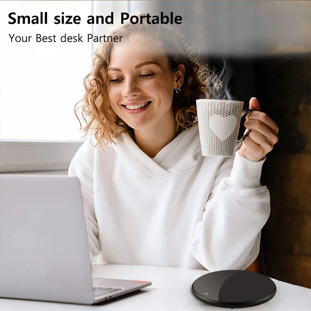 Mug Warmer USB Cup Heater Coffee Cup Heating Pad Electic Milk Tea Thermostatic Coasters Cup Warmer Mug Warmer for Office Home