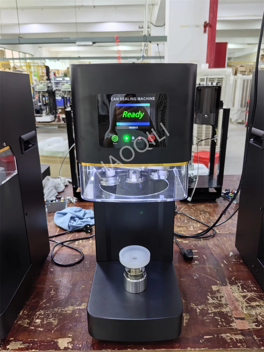 Intelligent Tin Can Sealing Machine Automatic Rotary 55mm PET Bottle Can Seamer Beer Can Sealer For Food Beverage